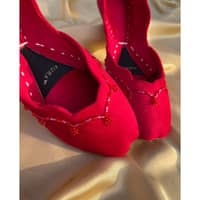 AURA by Aliya Bliss Red Khussa - image 2