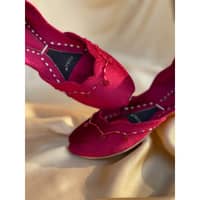 AURA by Aliya Bliss Maroon Khussa