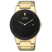 Citizen Gents Eco-Drive Stainless Steel Watch AU1062-56E Black