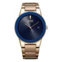 Citizen Gents Eco-Drive Stainless Steel Watch AU1066-80L Blue