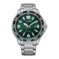Citizen Stainless Steel Gents Watch AW1526-89X Green