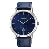 Citizen Gents Quartz Genuine Leather Watch BE9170-05L Blue
