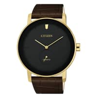 Citizen Gents Quartz Leather Strap Watch BE9182-06E Black