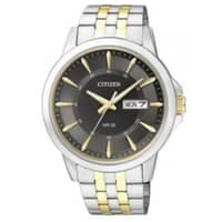 Citizen Stainless Steel With Two-Tone Gold Plating Gents Watch BF2018-52H Black