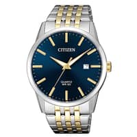 Citizen Gents Quartz Stainless Steel Watch BI5006-81L Blue