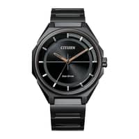 Citizen Stainless Steel With Black Ion Plating Gents Watch BJ6538-87E Black