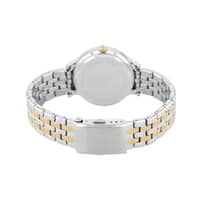 Citizen Ladies Quartz Stainless Steel With Two-Tone Rose Gold Plating Side-Capped Watch ED8184-51A Silver - image 2