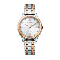 Citizen Stainless Steel Ladies Watch EM0506-77A Copper and Golden
