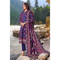 Ideas Khaddar Printed Unstitched Suit K-32013A 3PC - image 4
