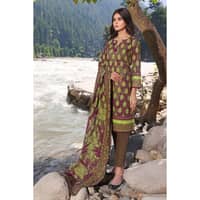 Ideas Khaddar Printed Unstitched Suit K-32013B 3PC
