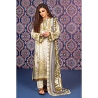 Ideas Khaddar Printed Unstitched Suit K-32014 3PC