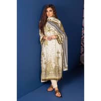 Ideas Khaddar Printed Unstitched Suit K-32014 3PC - image 5
