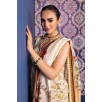 Ideas Khaddar Printed Unstitched Suit K-32015 3PC - image 5