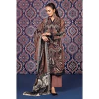 Ideas Khaddar Printed Unstitched Suit K-32028 3PC - image 2
