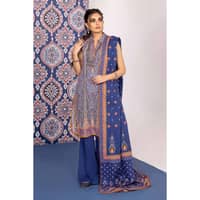 Ideas Khaddar Printed Unstitched Suit K-32035A 3PC
