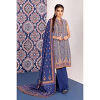 Ideas Khaddar Printed Unstitched Suit K-32035A 3PC - image 2