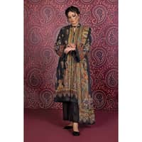 Ideas Cotton Linen Unstitched Suit K-32003 3PC - image 2