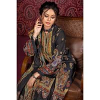 Ideas Cotton Linen Unstitched Suit K-32003 3PC - image 5
