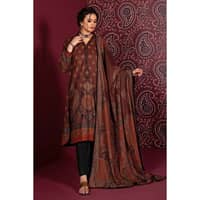 Ideas Cotton Linen Unstitched Suit K-32007 3PC - image 5