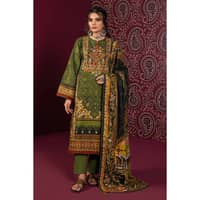 Ideas Embroidered Printed Khaddar Unstitched Suit K-32038 3PC
