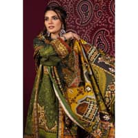 Ideas Embroidered Printed Khaddar Unstitched Suit K-32038 3PC - image 4