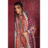 Ideas Embroidered Printed Khaddar Unstitched Suit K-32024A 3PC - image 4