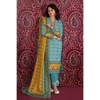 Ideas Embroidered Printed Khaddar Unstitched Suit K-32024B 3PC - image 3