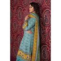 Ideas Embroidered Printed Khaddar Unstitched Suit K-32024B 3PC - image 4