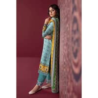 Ideas Embroidered Printed Khaddar Unstitched Suit K-32024B 3PC - image 5