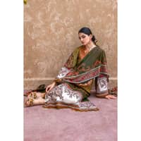Ideas Embroidered Digital Printed Karandi Unstitched Suit AY-32020 3PC - image 5