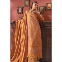 Ideas Embroidered Digital Printed Karandi Unstitched Suit AY-32024 3PC - image 4