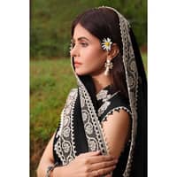 Ideas Velvet Jacquard Unstitched Suit KVJ-32001 3PC - image 5