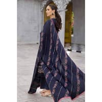 Ideas Embroidered Dhanak Unstitched Suit DH-32002 3PC - image 4