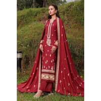 Ideas Embroidered Linen Unstitched Suit LT-32012 3PC - image 2