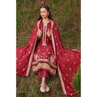Ideas Embroidered Linen Unstitched Suit LT-32012 3PC - image 4
