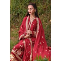 Ideas Embroidered Linen Unstitched Suit LT-32012 3PC - image 5