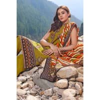 Ideas Printed Khaddar Unstitched Suit K-32046 A 3PC - image 5