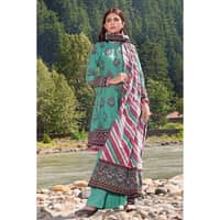 Ideas Printed Khaddar Unstitched Suit K-32046 B 3PC - image 4