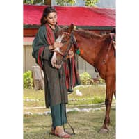 Ideas Printed Karandi Unstitched Suit AY-32004 3PC - image 3