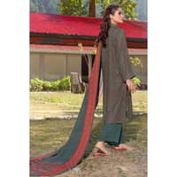 Ideas Printed Karandi Unstitched Suit AY-32004 3PC - image 4
