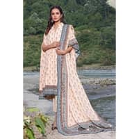 Ideas Printed Karandi Unstitched Suit AY-32008 3PC
