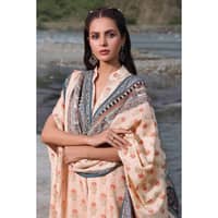 Ideas Printed Karandi Unstitched Suit AY-32008 3PC - image 3