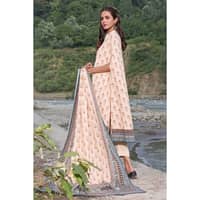 Ideas Printed Karandi Unstitched Suit AY-32008 3PC - image 4