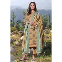 Ideas Printed Karandi Unstitched Suit AY-32030 3PC