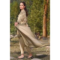 Ideas Printed Karandi Unstitched Suit AY-32033 3PC - image 2