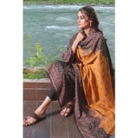 Ideas Printed Karandi Unstitched Suit AY-32014 3PC - image 4