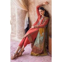 Ideas Embroidered Khaddar Unstitched Suit with Embroidered Neckline K-32026 3PC - image 5