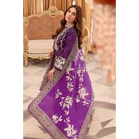 Ideas Embroidered Khaddar Unstitched Suit K-32040 3PC - image 3