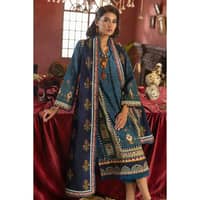 Ideas Embroidered Khaddar Unstitched Suit K-32019 3PC - image 4
