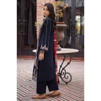 Ideas Embroidered Khaddar Unstitched Suit with Jacquard Dupatta MJ-32059 3PC - image 2